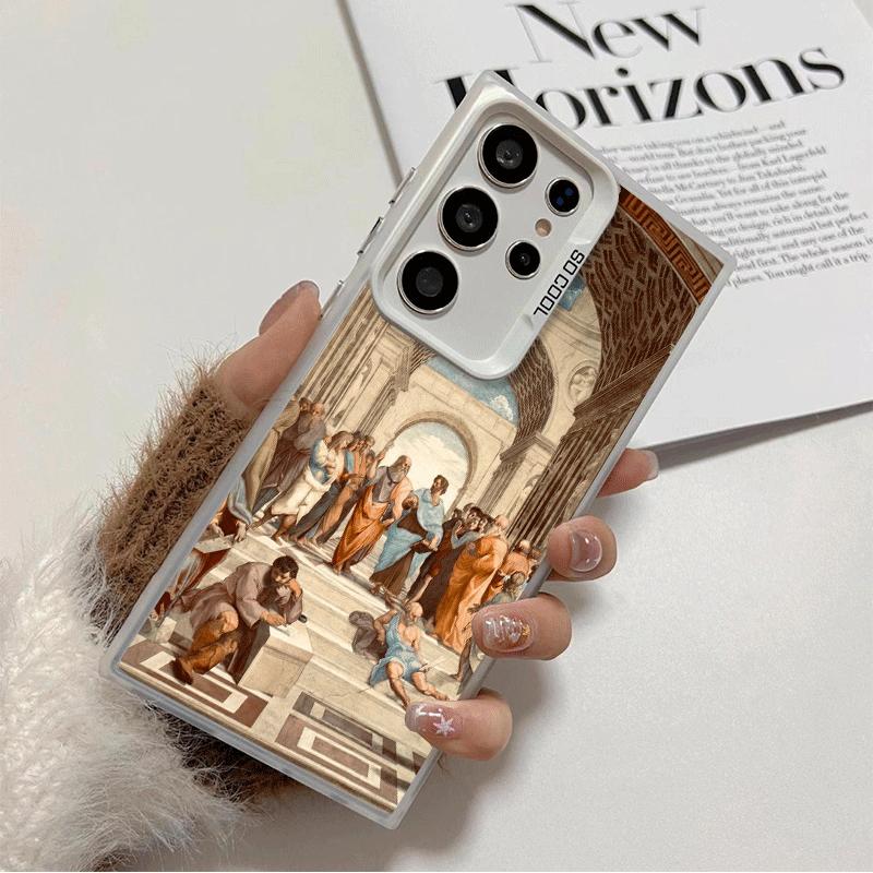 

Renaissance Aesthetics Art Painting Soft Phone Case for Samsung Galaxy S24 S25 FE S26 Edge S23 Ultra S22 Plus S21 + Shockproof C Samsung S24 Plus