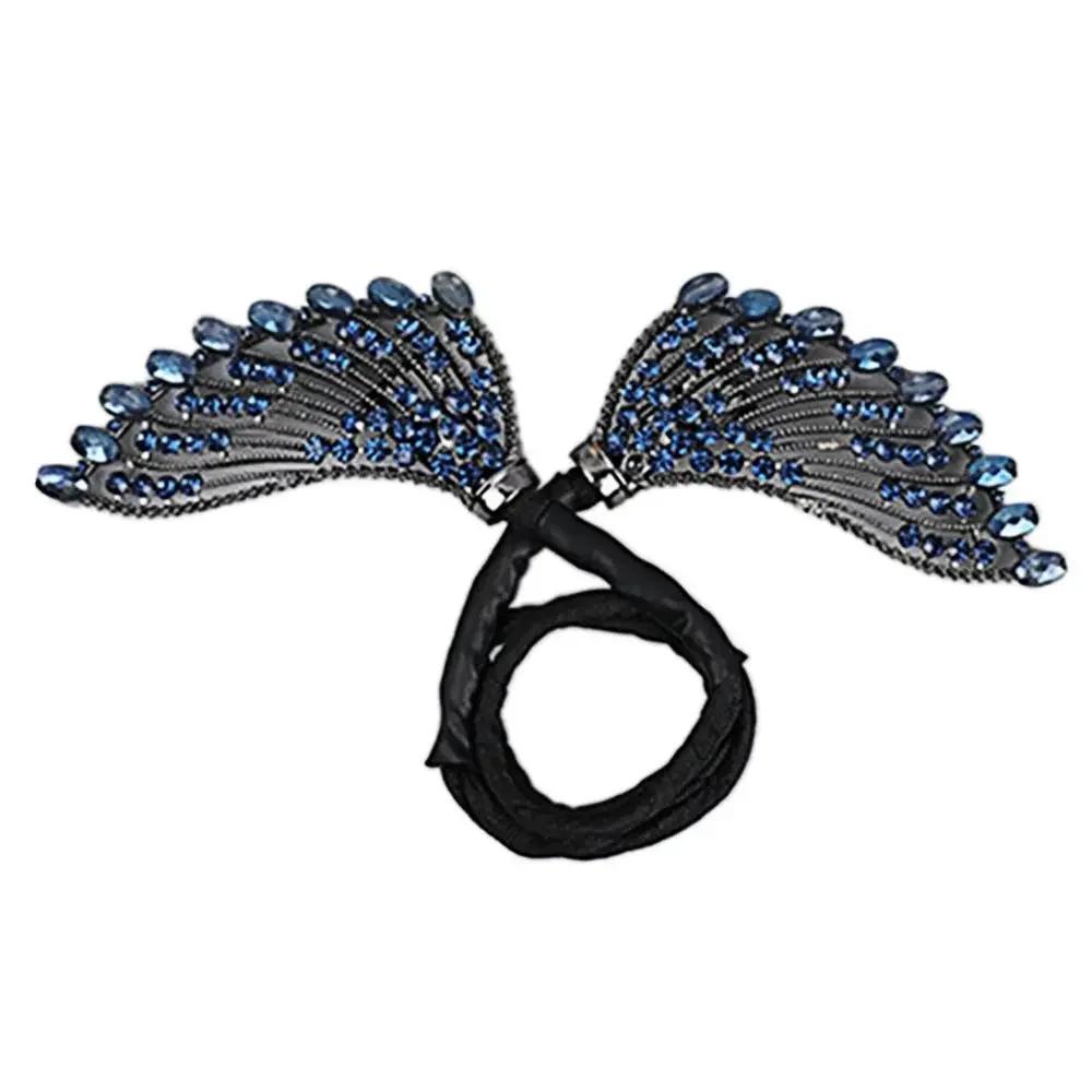Whale Tail Rhinestone Flower Hair Clip Hair Bun Maker Bundle Lazy Hair Curler Hair Accessories Hair Styling Tool