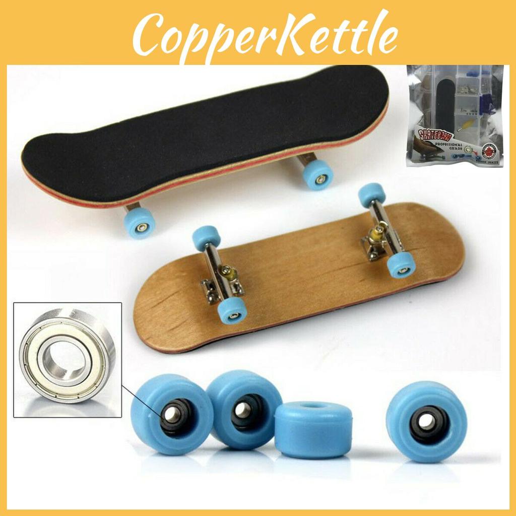 Complete Wooden Fingerboard With Foam Tape And Grit Box Ideal Gift For Skateboard Lovers