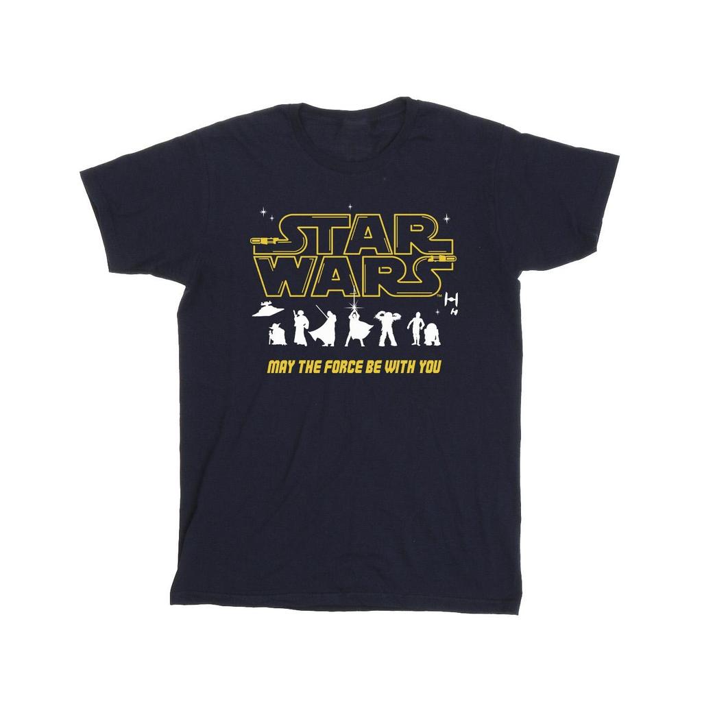 STAR WARS Jungen-Silhouetten-Force-T-Shirt