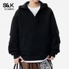 Baleno Men's S&K Series Loose Fit Hooded Pullover Sweatshirt