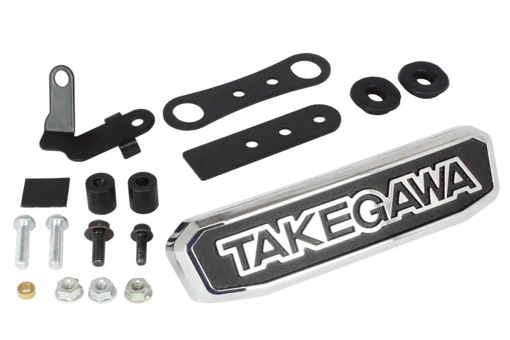 SP TAKEGAWA Emblem Kit Cross Cub 110 Plated Black (JA45/JA60)/50 (AA06) 09-11-0309