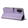 For iPhone 17 Case Rhombus Stitching Wallet Stand Leather Phone Cover with Long/Short Strap