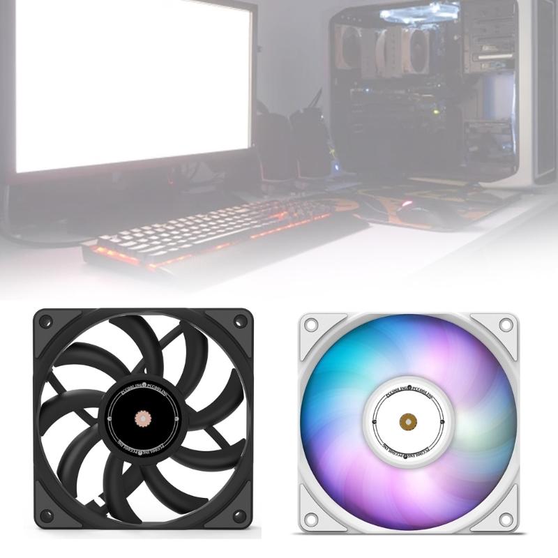 ARGB PC Router Lüfter 120MM Kühlventilator Bürstenlos Tragbarer Kühlventilator Ersatz für PC Gehäuse Schrank Elektronik