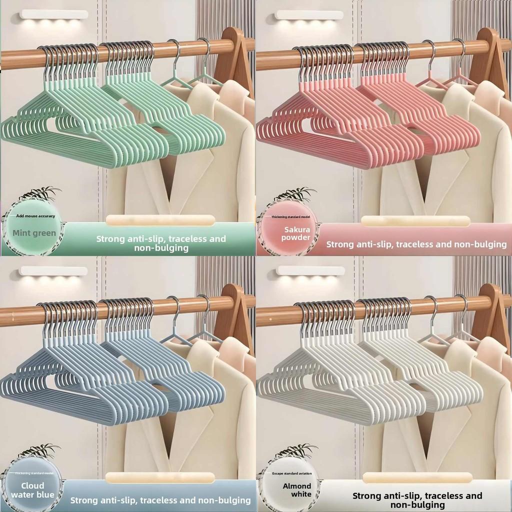 Durable Plastic Hangers For Clothing With Non Slip Design And No Trace Features For Home Use