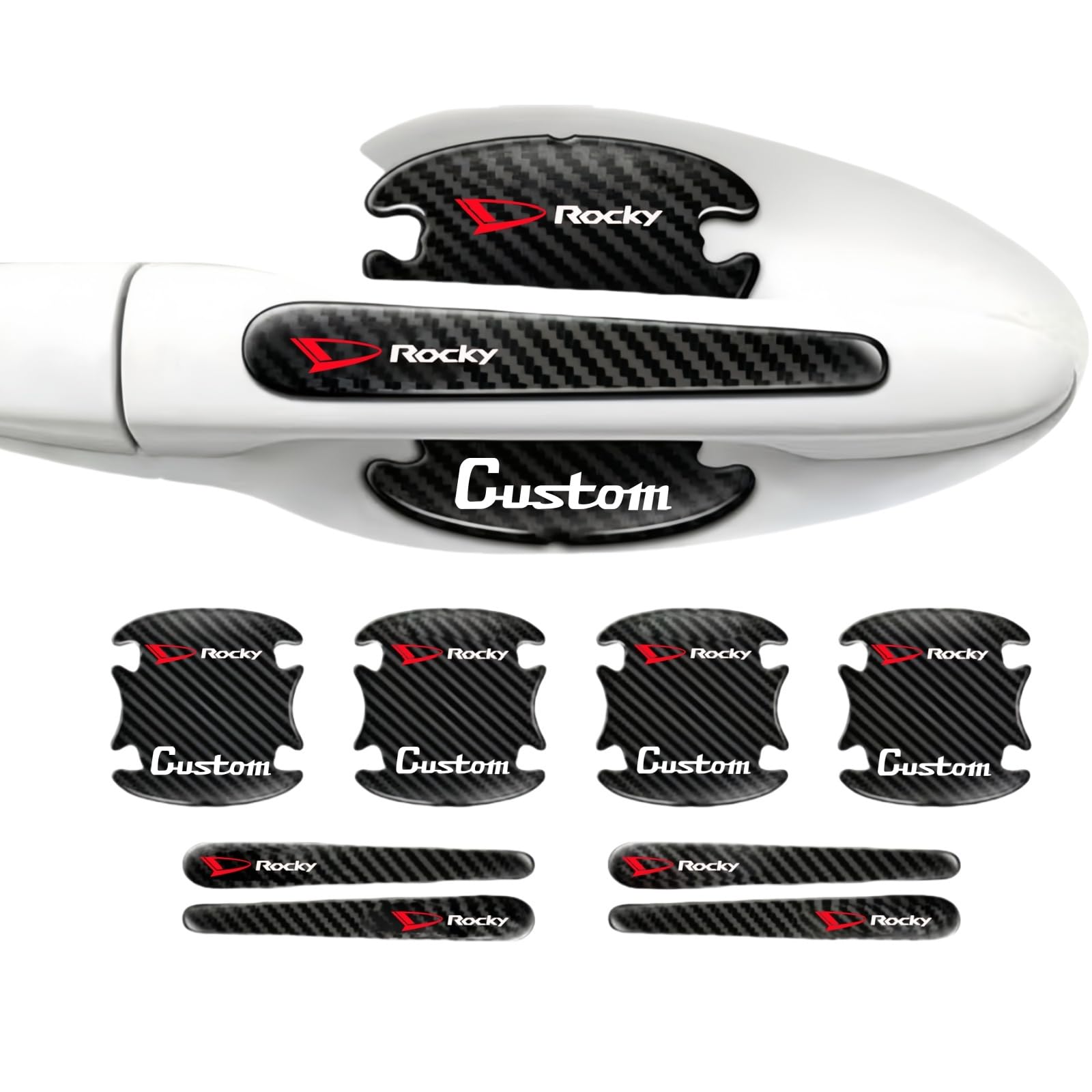 

Защита дверной ручки Daihatsu Locky, для Rocky A200S A210S, совместима со всеми сериями, от царапин Daihatsu Rocky чёрный