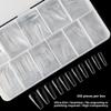 550Pcs Soft Gel Nail Tips Medium Short Almond Coffin Full Cover Matte Extension Tools Acrylic Press On Nail Diy Manicure Decor