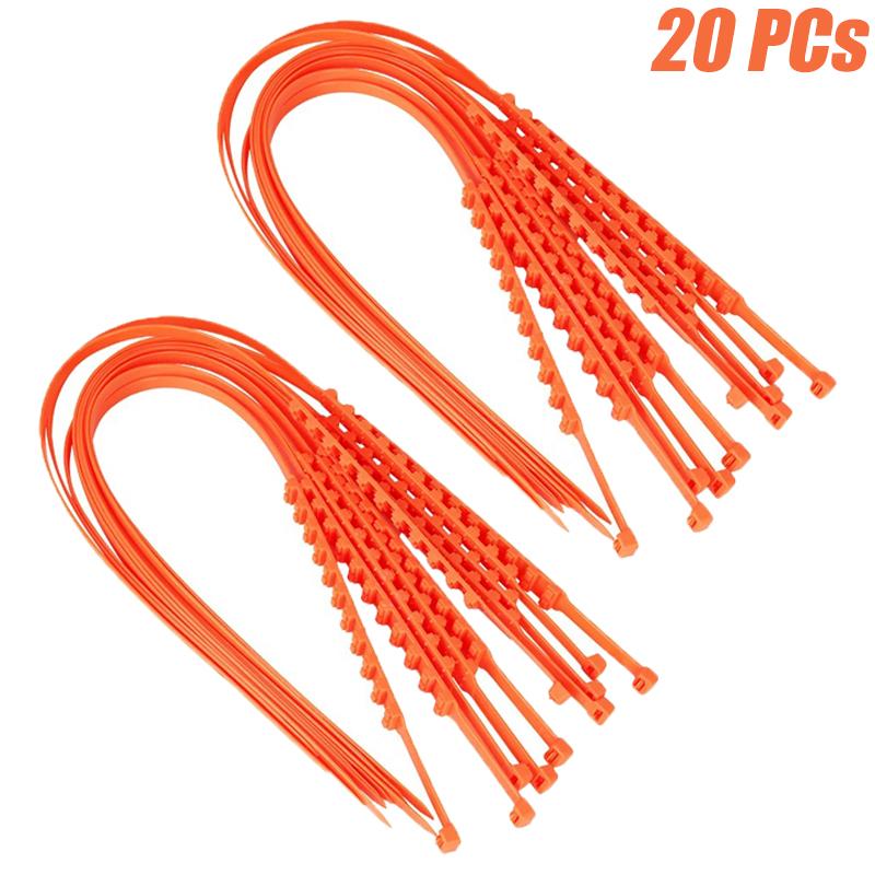 10/40PCs Winter Universal Car Tire Anti-Slip Snow Chains Anti-skid Motorcycle Car Tyre Wheel Tie Emergency Car Accessories