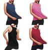 Summer Womens Yoga Tank Top With Pleated Design For Fitness And Casual Wear
