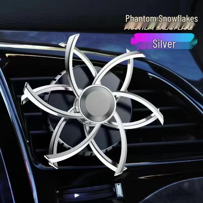 Spider Snowflake Car Vent Air Freshener - Long-lasting Light Scent Aroma Balm Odor Eliminator