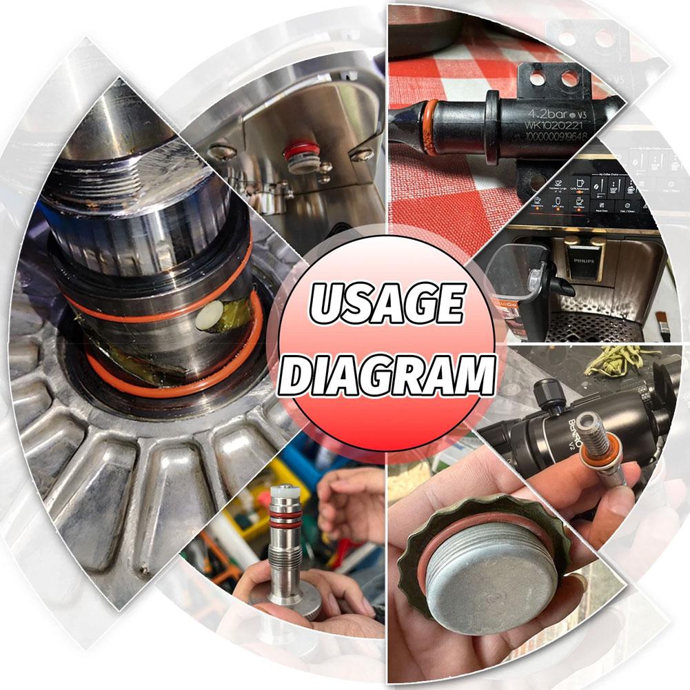 351pcs Silicone O Set, 10 Sizes, Oil And Heat Resistant,  O Combo Pack Suitable For Automotive Repair, Water Pipe Seal