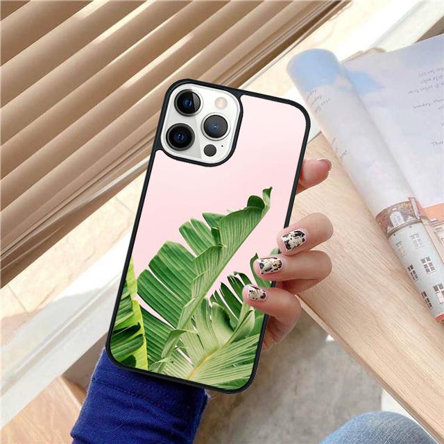 Tropical Palm Trees Leaf Plant Phone Case Cover For iPhone 17 Air 15 16 Pro Max 14 13 12 11 Pro Max Plus Coque