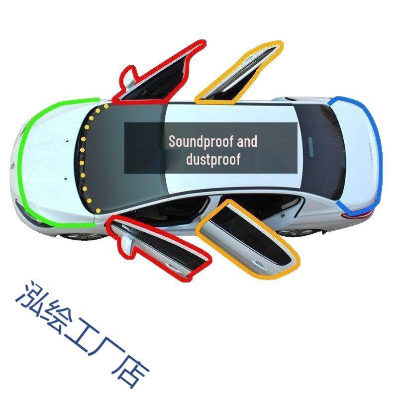 Car Door Seal Strip for Geely Binyue, Binrui COOL, Xingrui, Xingyue L – Soundproof & Dustproof