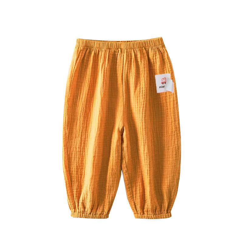 Children's Summer Lightweight Mosquito-Proof Cotton Pants