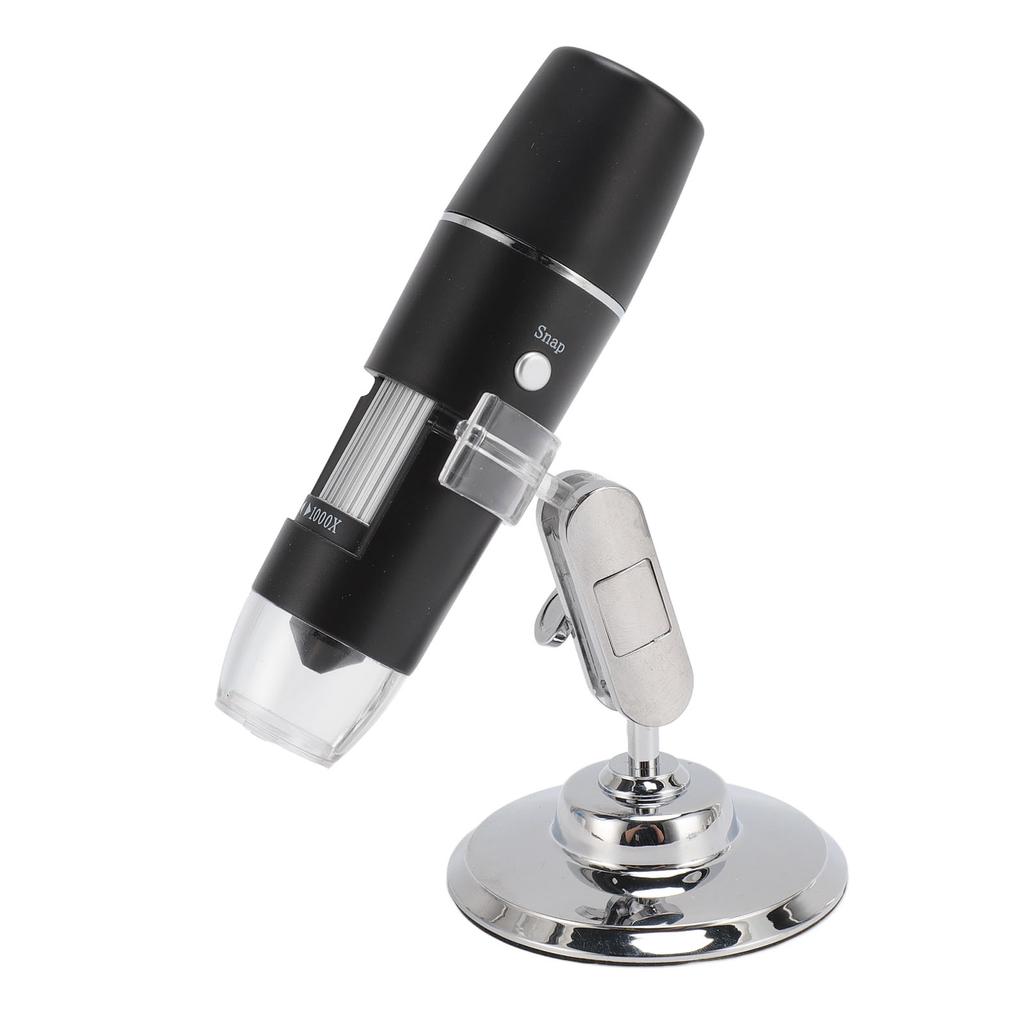 Wireless Digital Microscope 0 to 1000X 8 LED Lights Portable Mini WiFi USB Inspection Camera for Phone PC Tablet