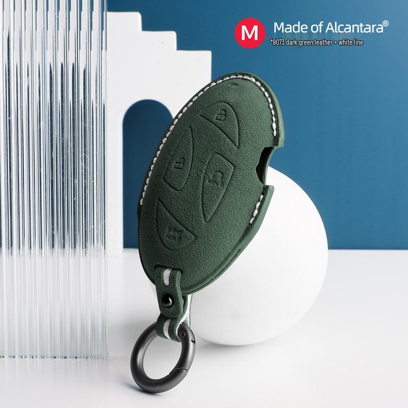 Hyundai Korea 3D Alcantara Suede Key Cover - Car Remote Pouch
