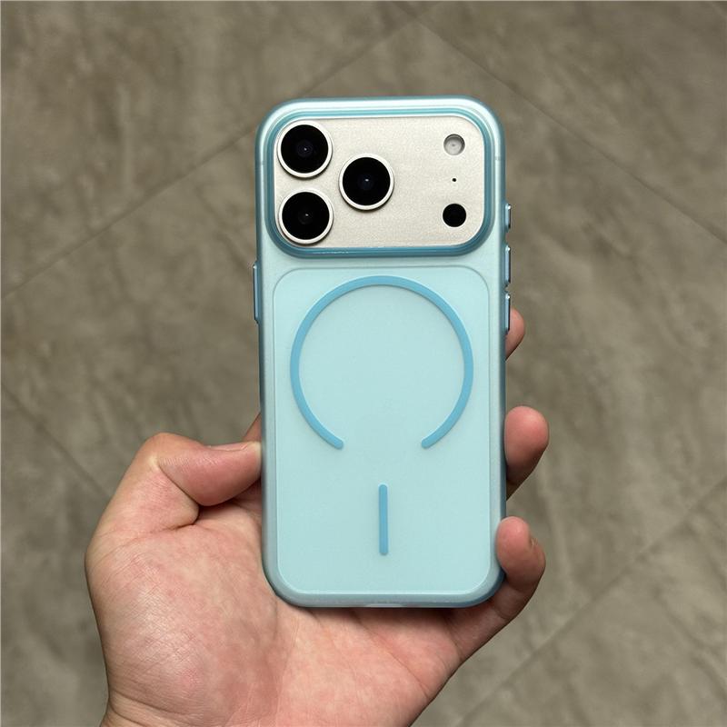 Ultra Thin Matte Translucent For Magsafe Wireless Charge Case for iPhone 17 Air 16 15 14 13 12 Pro Max Hard PC Magnetic Cover