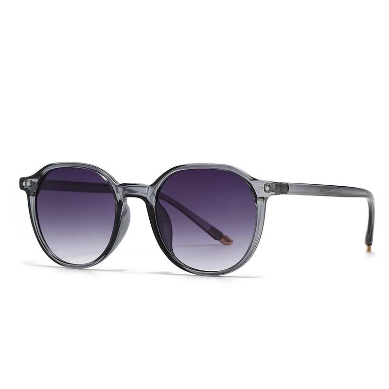 New Retro Round Sunglasses Men Women Classic Black Frame Sun Glasses Fashion Black Driving Male Female Goggles UV400