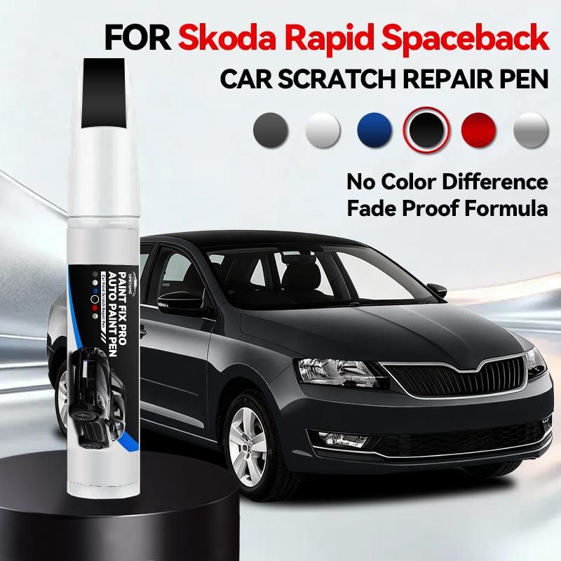 OPRTAMG Purpose Vehicle For Skoda Rapid Spaceback 1990-2026 Paint Scratch Repair Accessories White LY9L Black LY9B Gray LX7G Bro