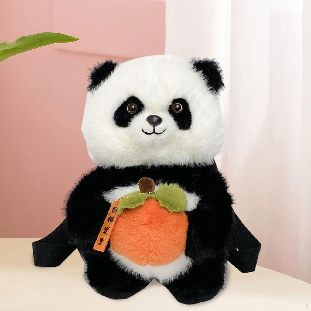 Plush Panda Backpack Doll Animal for Party Shopping Travel Adults