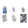 Brochure Holder, 1/3 A4/C6, 2 Compartments, In Acrylic