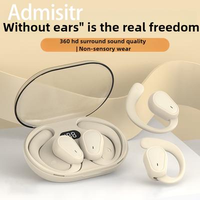 Ear-mounted Wireless Bluetooth Earphones Earless Free Non-inductive Wear OWS Sports Bluetooth Earphones Ultra Long Battery Life