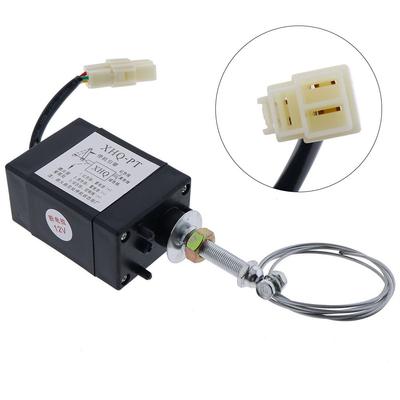 12V Electromagnetic XHQ-PT Valve Engine Stop Solenoid Electric Throttle Adjuster