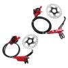 Bicycle Brake Cooling Disc Floating Ice Rotor Strong Braking Bike Hydraulic Disc BrakeRed