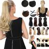 Long Curly Clip-in Ponytail Hair Wig