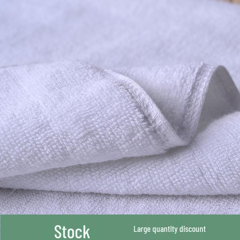 Customizable Pure Cotton Hotel & Spa Towel – Soft White Bath & Beauty Gift