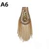 1Pc Fashion Handmade Shoulder Jewelry Tassel Rhinestones Epaulettes Clothing Accessories Brooch Epaulet Shoulder Brooches Gift