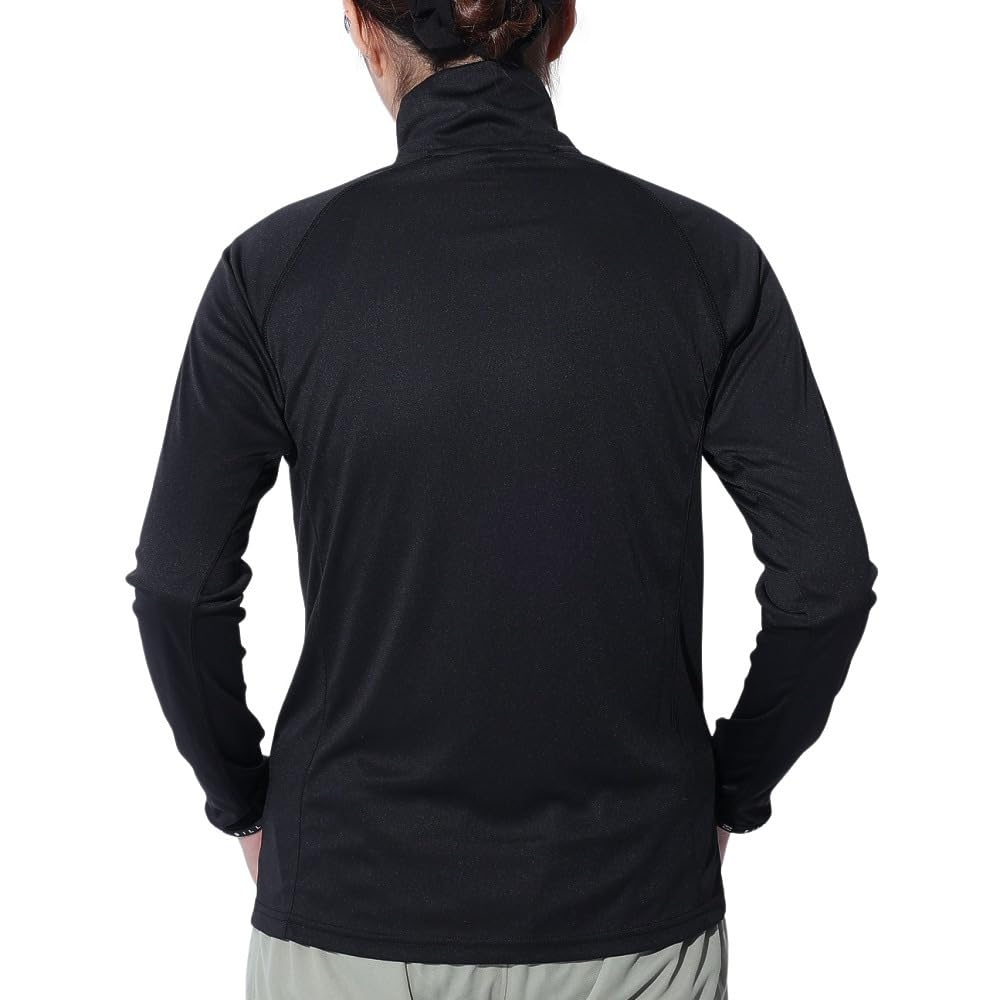 Stand-up collar zip-up rash guard