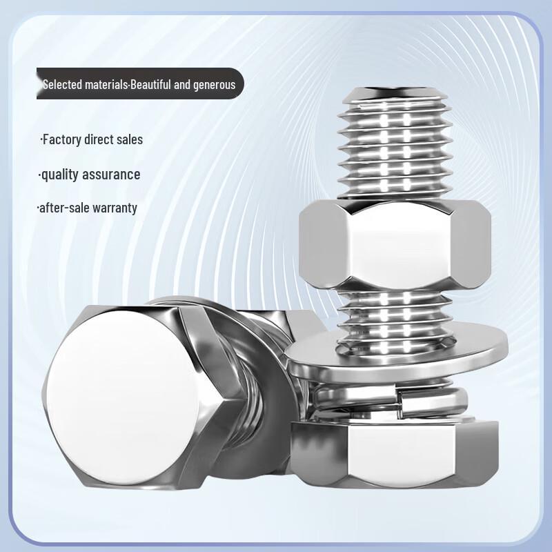 Jucheng 316L Stainless Steel Hex Bolt and Nut Set