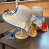 Sunflower Kids Sun Hat With Solar Fan And Whistle For Summer Sun Protection
