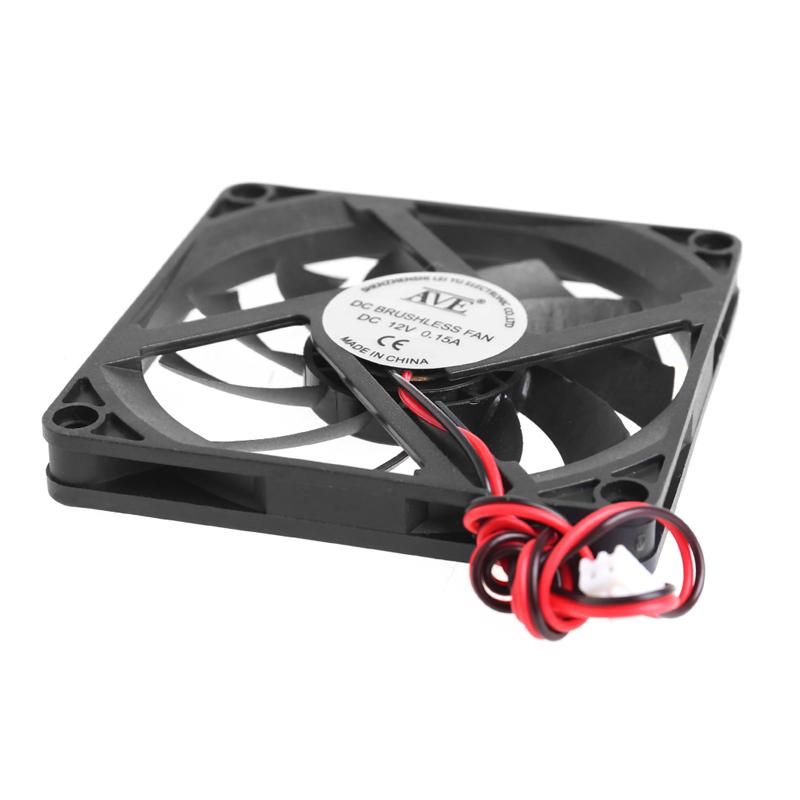 8cm Micro CPU Cooling Fan 80mm 2600rpm DC12V 0.15A 2pin Desktop Computer CPU Axial Cooler Fans Industrial Radiator 83CF