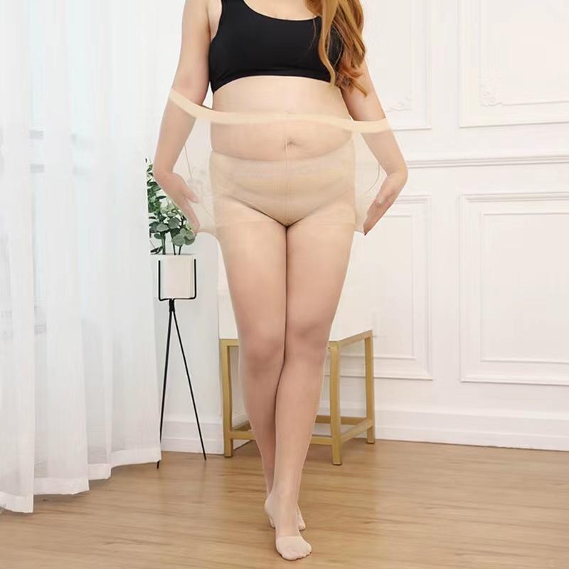 Collant ultra sottili 6D di grandi dimensioni da donna, taglie forti, anti-gancio, traspiranti, sexy, super elastiche, da donna