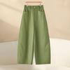 Nine Points Loose Versatile Drape Casual Scimitar Pants Women's 1116 Summer Thin High Waist Thin Breathable Sickle Pants