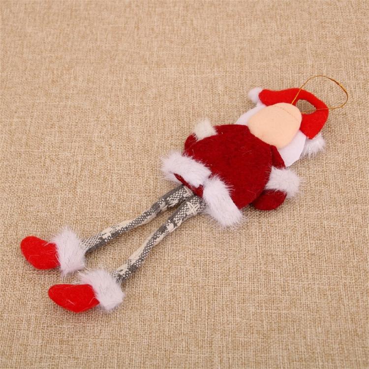 Long Leg Santa/Snowman/Deer/Bear Holiday Hanging Decoration Adjustable Rope Christmas Tree Ornament For Home