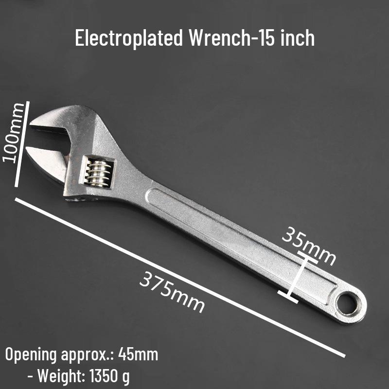 Multifunctional Insulated Mini Adjustable Jaw Wrench Set with Short Handle - Free Shipping