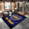 Boca Juniors Crest Custom Name Carpet Rug For Living Room Bedroom Home Sofa Decoration Kids Play Nonslip Floor Mat