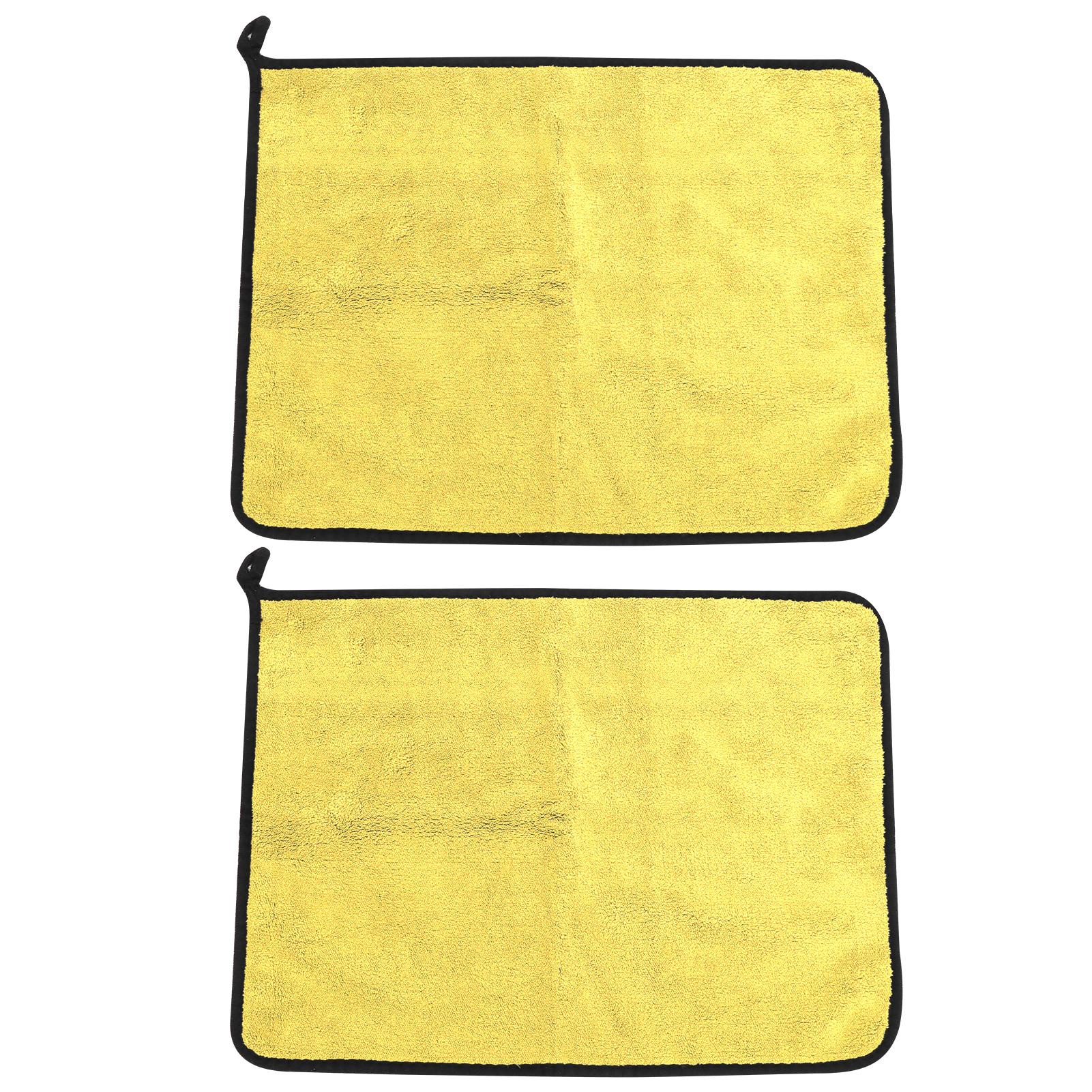 

Cotton Fishing Towel Thickening Water Absorption Double Sided Color Towel Fishing Accessory(Yellow Gray )