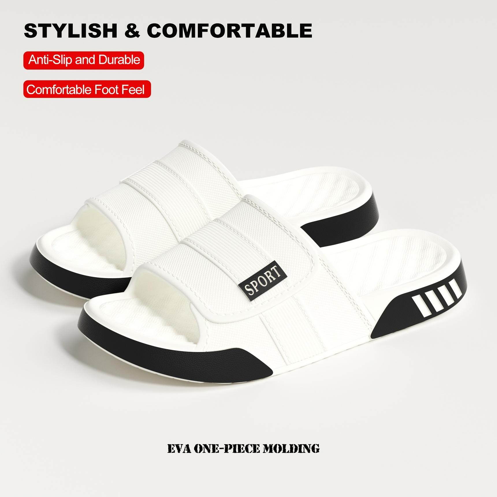 

Men s, Summer, Outdoor Sports Slippers, Thick Sole, Comfortable and Soft, Outdoor Running, Sports Exercise, Casual Slippers, Sandals 40-41 белый