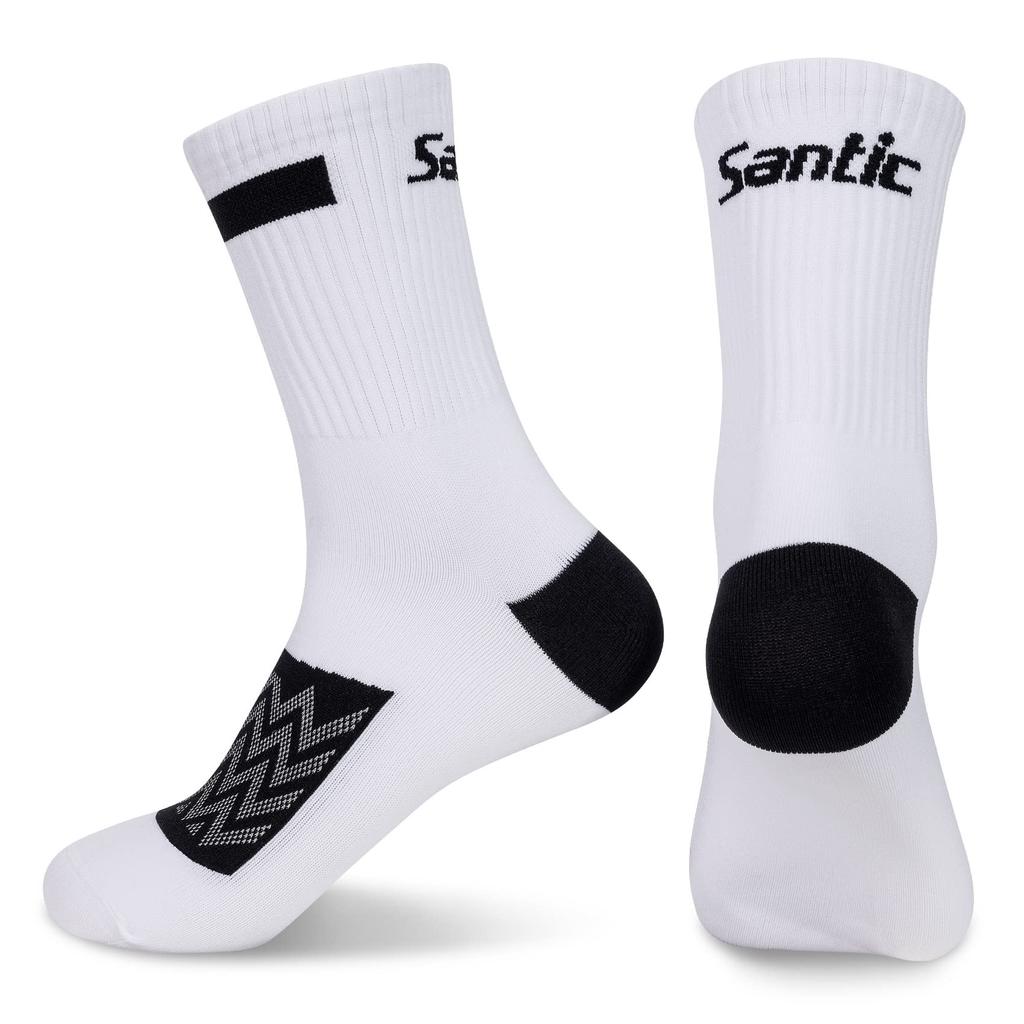 Santic Cycling Sports Socks for and Road for and Outdoor Activities One Size Fits Socks, Cycling, Bicycles, Bikes, Breathable, Sweat-Wicking,