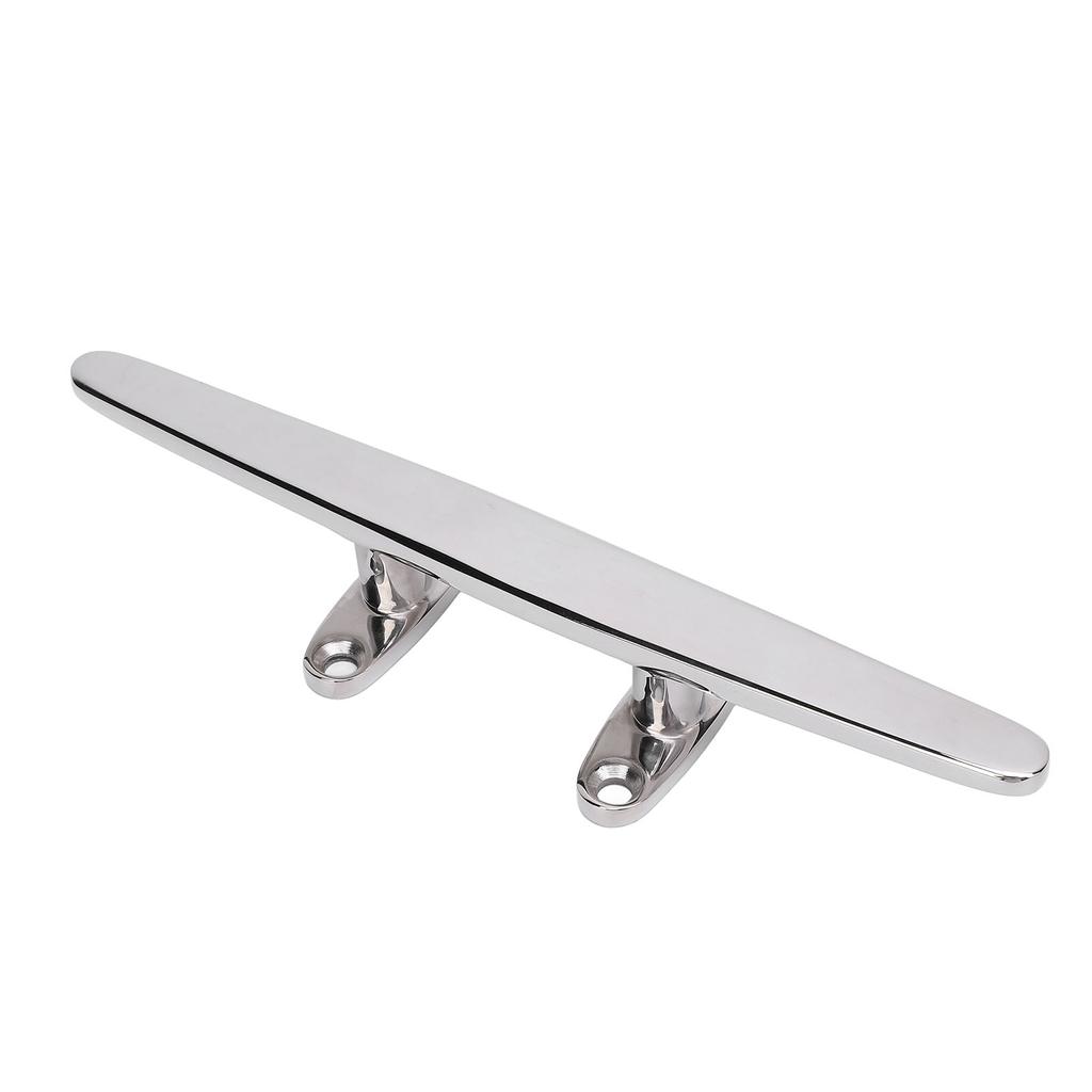 10in Dock Cleat 316 Stainless Steel Polished Heavy Duty Deck Rope Cleat for Boat Yacht Marine