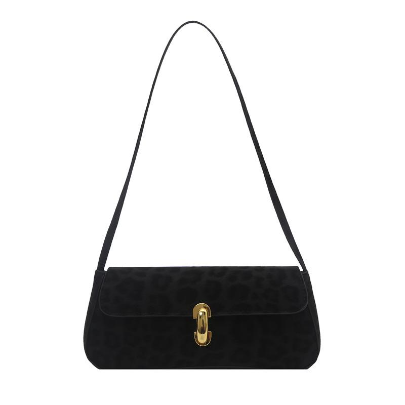 Leopard Print Bag Women's Bag 2025 New Trend Casual Portable Small Square Bag European and American Fashion Women's Shoulder Messenger Bag