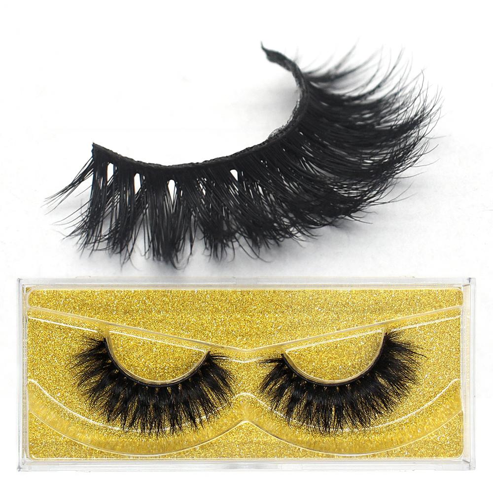 FOXESJI Wimpern 3D Nerz Falsche Wimpern Flauschig Weich Natürlicher Streifen Nerz Wimpern Verlängerung Volumen Fake Wimpern Dicke Wimpern