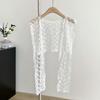 Translucence Lace Neck Guard Scarf White Protect Neck Scarf Elegant Fake Collar Shawl  Spring