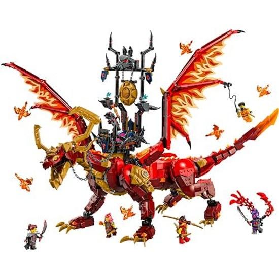 LEGO Ninjago Source Dragon Motion toy boys girls children aged 12 14 elementary school battle robot 71822.