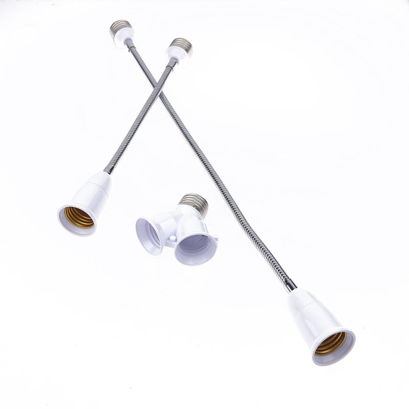 18Cm 28Cm 38Cm 48Cm Flexibil E27 la E27 Extensie bec LED Suport lampă Soclu 220V Convertizor Suport lampă LED
