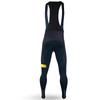 Mens Cycling Bib Tights Winter Thermal Windproof Bike Pants With Breathable Lycra Fabric